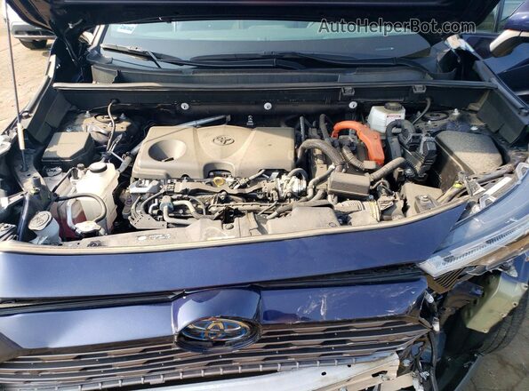 4T3D6RFV7NU086157 2022 TOYOTA RAV4 Blue Вид задньої частини салону