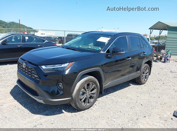 4T3D6RFV7RU141969 2024 TOYOTA RAV4 HYBRID Черный Передняя левая четверть