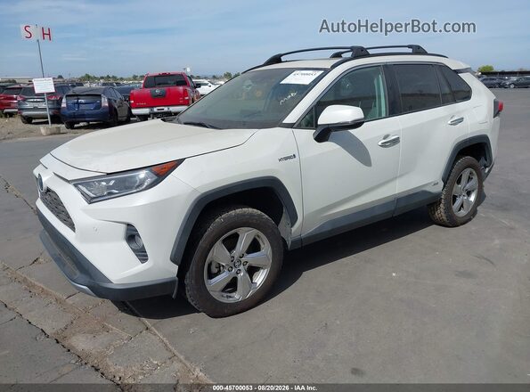 4T3D6RFV8LU003560 2020 TOYOTA RAV4 HYBRID White Przód lewy