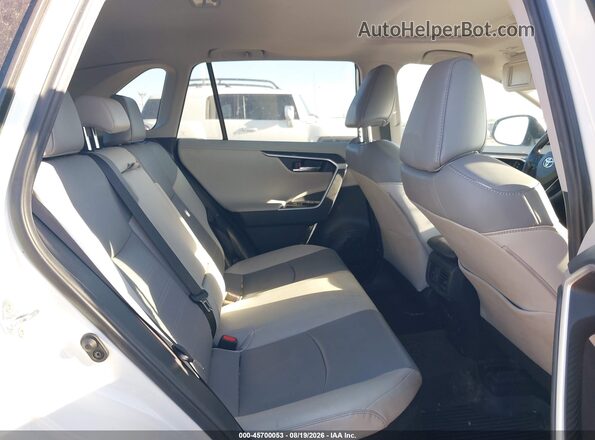 4T3D6RFV8LU003560 2020 TOYOTA RAV4 HYBRID White Widok naklejki z numerem VIN