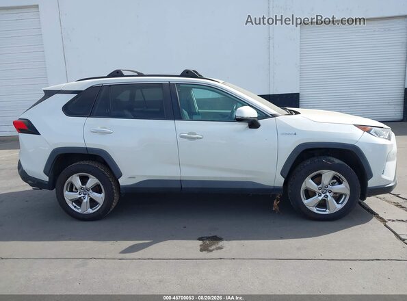 4T3D6RFV8LU003560 2020 TOYOTA RAV4 HYBRID White Widok wnętrza z tyłu