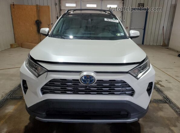 4T3D6RFVXMU034777 2021 TOYOTA RAV4 White Vista interior de 360 grados