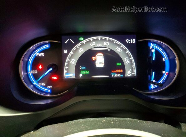4T3D6RFVXMU034777 2021 TOYOTA RAV4 White Vista del cuadro de instrumentos