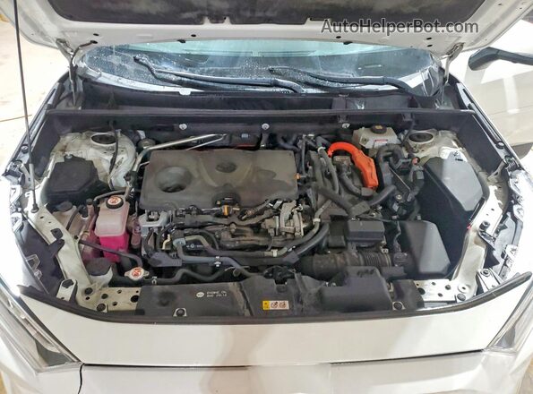 4T3D6RFVXMU034777 2021 TOYOTA RAV4 White Vista del compartimento del motor