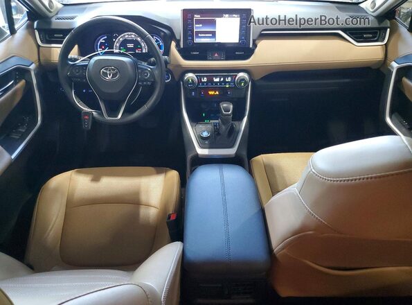 4T3DWRFV2LU008401 2020 TOYOTA RAV4 Black Առջևի վահանակի տեսք