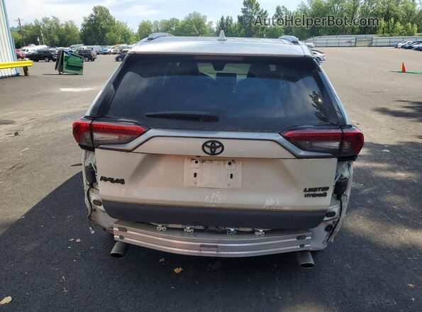 4T3DWRFV7LU006076 2020 TOYOTA RAV4 White Widok z tyłu