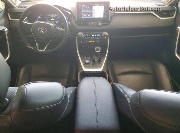 4T3DWRFV9LU002062 2020 TOYOTA RAV4 Gray Widok deski rozdzielczej