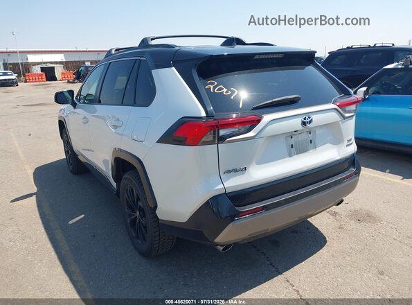 4T3E6RFV2PU121212 2023 TOYOTA RAV4 HYBRID White Rear left