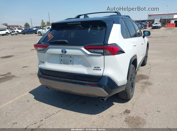 4T3E6RFV2PU121212 2023 TOYOTA RAV4 HYBRID White Rear right