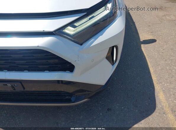 4T3E6RFV2PU121212 2023 TOYOTA RAV4 HYBRID White Instrument cluster view
