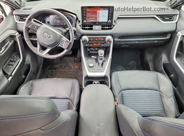 4T3E6RFV3MU040831 2021 TOYOTA RAV4 Серый Вид панели приборов