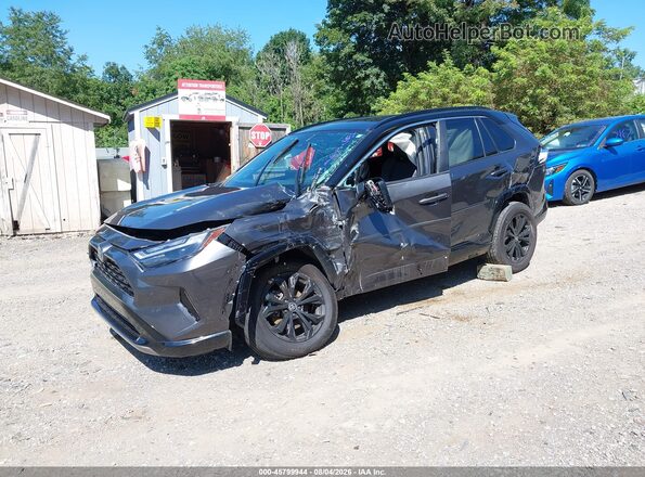 4T3E6RFV3PU119064 2023 TOYOTA RAV4 HYBRID Серый Передняя левая четверть