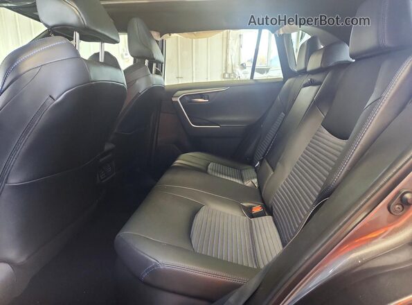 4T3E6RFV6MU040337 2021 TOYOTA RAV4 Gray უკანა სავარძლების ხედი