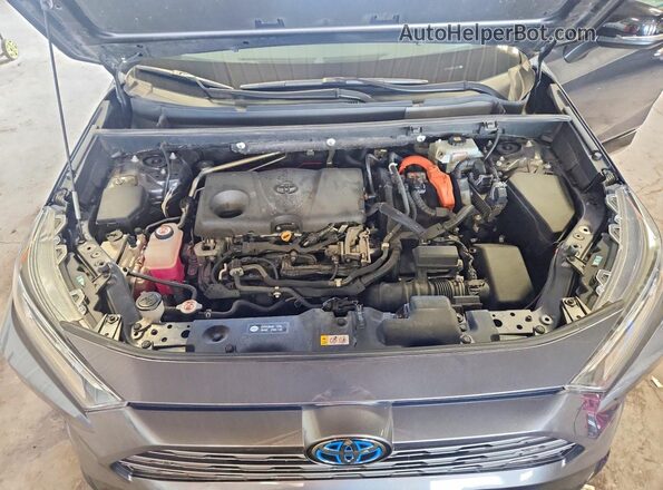 4T3E6RFV6MU040337 2021 TOYOTA RAV4 Gray უკანა სალონის ხედი