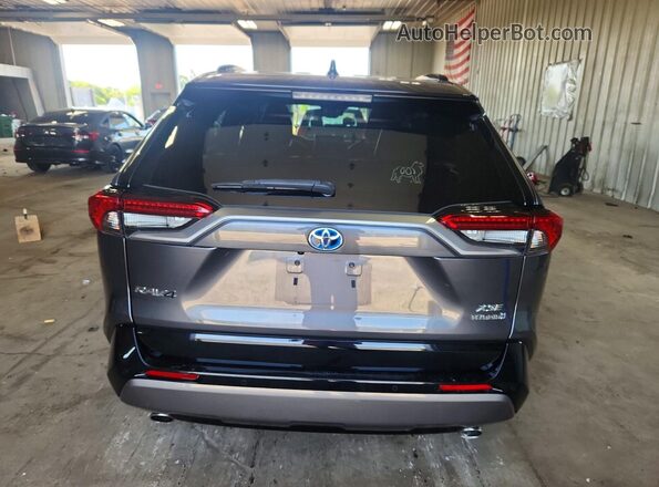 4T3E6RFV6MU040337 2021 TOYOTA RAV4 Gray უკანა ხედი