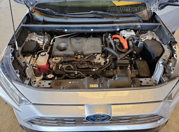 4T3E6RFV6MU060247 2021 TOYOTA RAV4 Silver Widok komory silnika