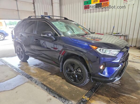 4T3EWRFV1LU003193 2020 TOYOTA RAV4 Blue წინა მარჯვენა