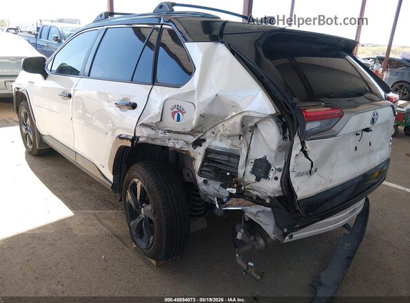 4T3EWRFV4LU007612 2020 TOYOTA RAV4 HYBRID White Front view