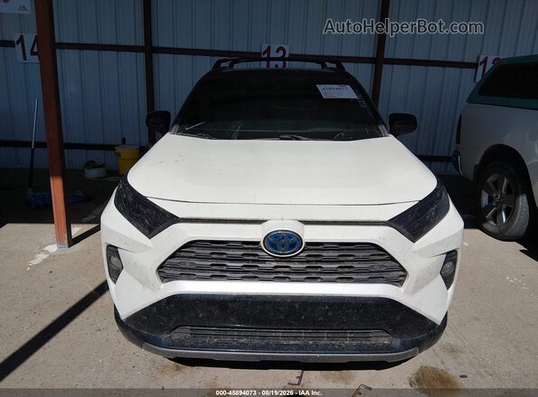 4T3EWRFV4LU007612 2020 TOYOTA RAV4 HYBRID White Rear interior view