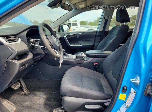 4T3L6RFV0MU025761 2021 TOYOTA RAV4 Blue Вид салону спереду