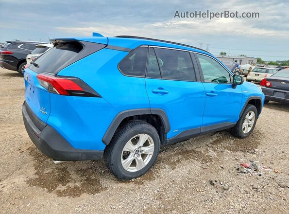 4T3L6RFV0MU025761 2021 TOYOTA RAV4 Blue Задня права чверть