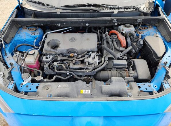4T3L6RFV0MU025761 2021 TOYOTA RAV4 Blue Вид задньої частини салону