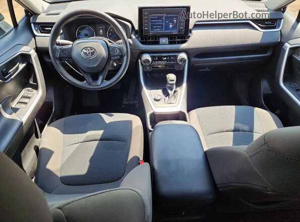 4T3LWRFV0NU079191 2022 TOYOTA RAV4 Gray Dashboard view