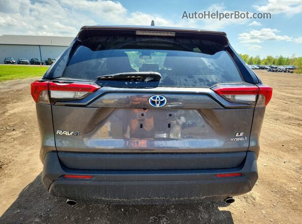 4T3LWRFV0NU079191 2022 TOYOTA RAV4 Gray Rear view