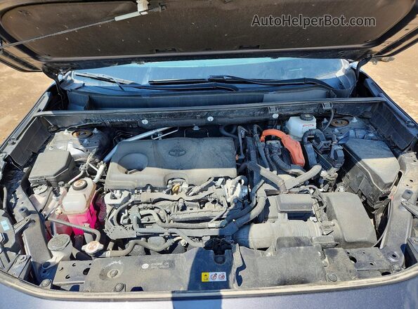 4T3LWRFV0NU079191 2022 TOYOTA RAV4 Gray Rear interior view