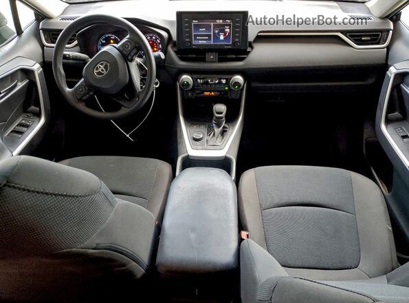 4T3LWRFV1NU076316 2022 TOYOTA RAV4 Gray Dashboard view