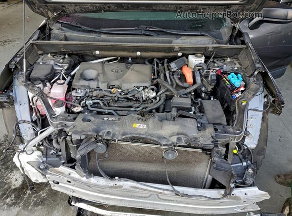 4T3LWRFV1NU076316 2022 TOYOTA RAV4 Gray Engine compartment view