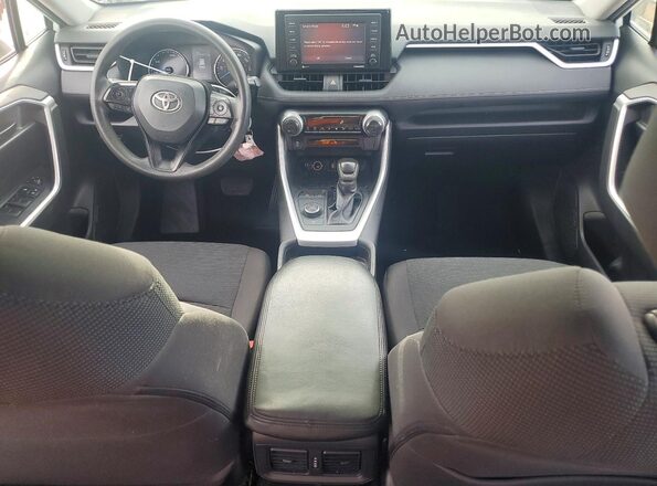 4T3LWRFV3MU036317 2021 TOYOTA RAV4 Белый Вид панели приборов