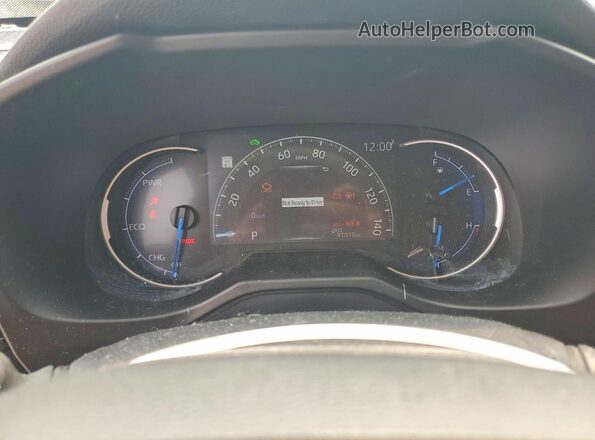 4T3LWRFV3PU108637 2023 TOYOTA RAV4 White Вид щитка приладів