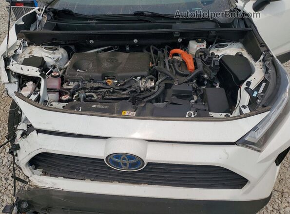 4T3LWRFV3PU108637 2023 TOYOTA RAV4 White Вид підкапотного простору