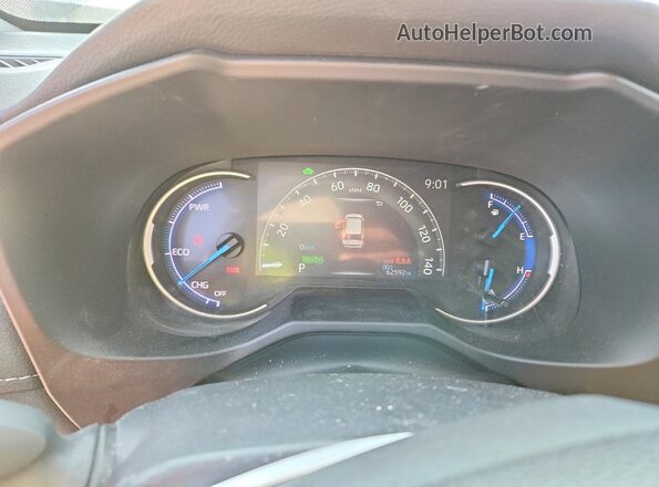 4T3LWRFV3RU154004 2024 TOYOTA RAV4 Gray Vista del cuadro de instrumentos