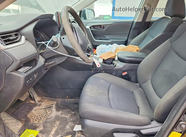 4T3LWRFV4MU033345 2021 TOYOTA RAV4 Black Front interior view