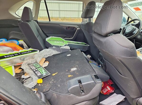 4T3LWRFV4MU033345 2021 TOYOTA RAV4 Black Rear interior view