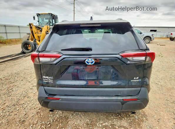 4T3LWRFV4MU033345 2021 TOYOTA RAV4 Black Rear view