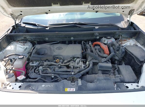 4T3LWRFV6MU016725 2021 TOYOTA RAV4 HYBRID White Rear view