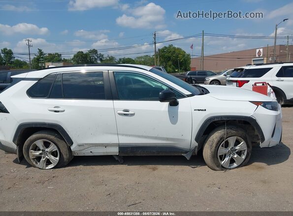 4T3LWRFV6MU016725 2021 TOYOTA RAV4 HYBRID White Rear interior view
