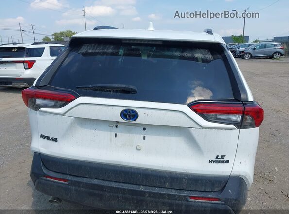 4T3LWRFV6MU016725 2021 TOYOTA RAV4 HYBRID White 
