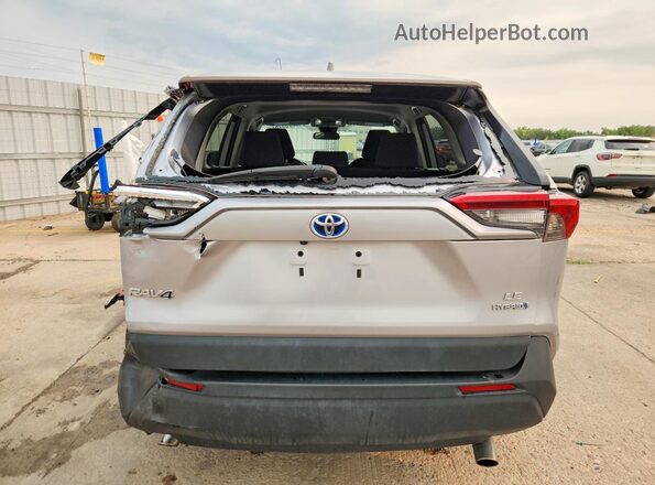4T3LWRFV6RU154207 2024 TOYOTA RAV4 Silver Հետևի տեսք
