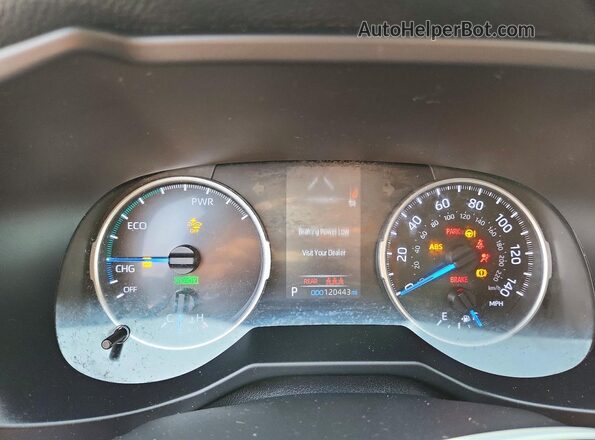 4T3LWRFV7MU033419 2021 TOYOTA RAV4 Silver Սարքավորումների վահանակի տեսք