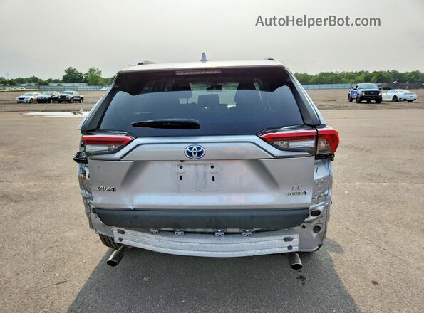 4T3LWRFV7MU033419 2021 TOYOTA RAV4 Silver Հետևի տեսք