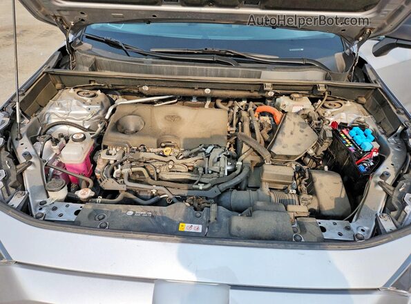 4T3LWRFV7MU033419 2021 TOYOTA RAV4 Silver Շարժիչի բաժամունքի տեսք