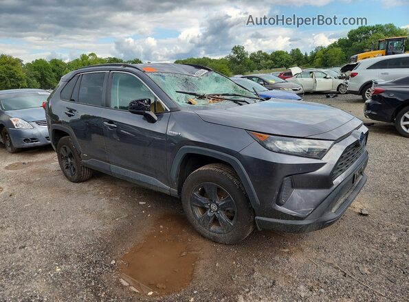 4T3LWRFV7MU038183 2021 TOYOTA RAV4 Серебряный Передняя правая четверть
