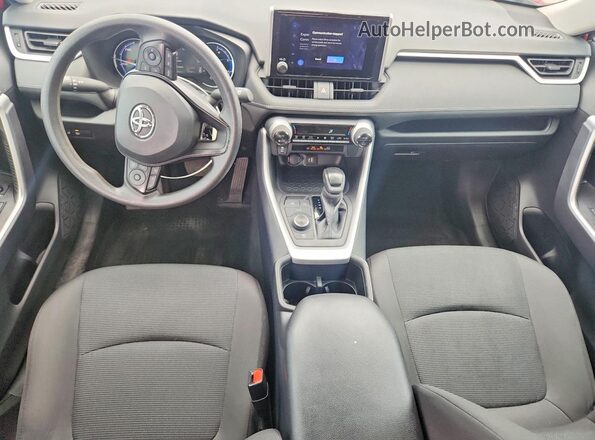 4T3LWRFV7RU163496 2024 TOYOTA RAV4 Red Widok deski rozdzielczej
