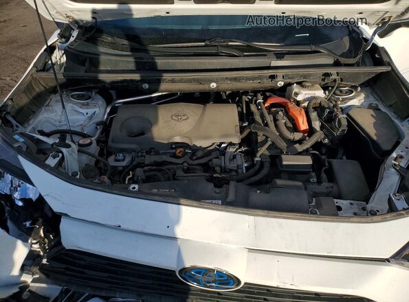 4T3LWRFV9MU044003 2021 TOYOTA RAV4 White ძრავის განყოფილების ხედი
