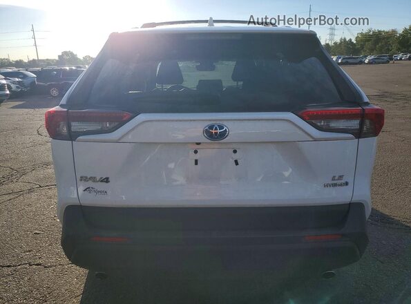 4T3LWRFV9MU044003 2021 TOYOTA RAV4 White უკანა ხედი