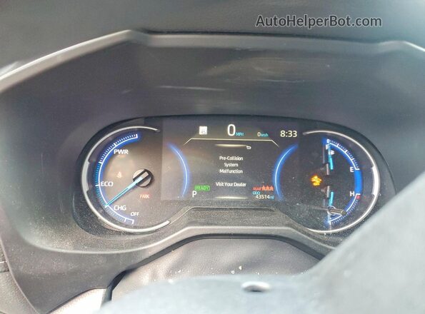 4T3LWRFV9RU129799 2024 TOYOTA RAV4 Серебряный Вид щитка приборов